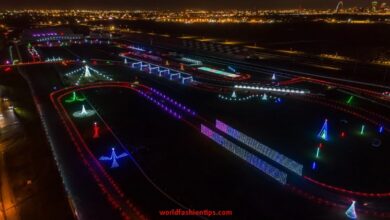 world wide technology raceway lights